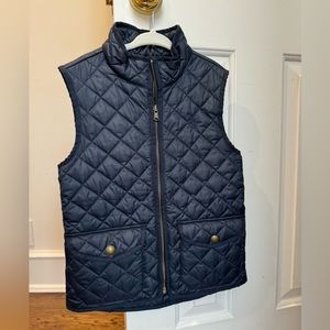 Girls Ralph Lauren light puffer navy vest 7T. Never worn!